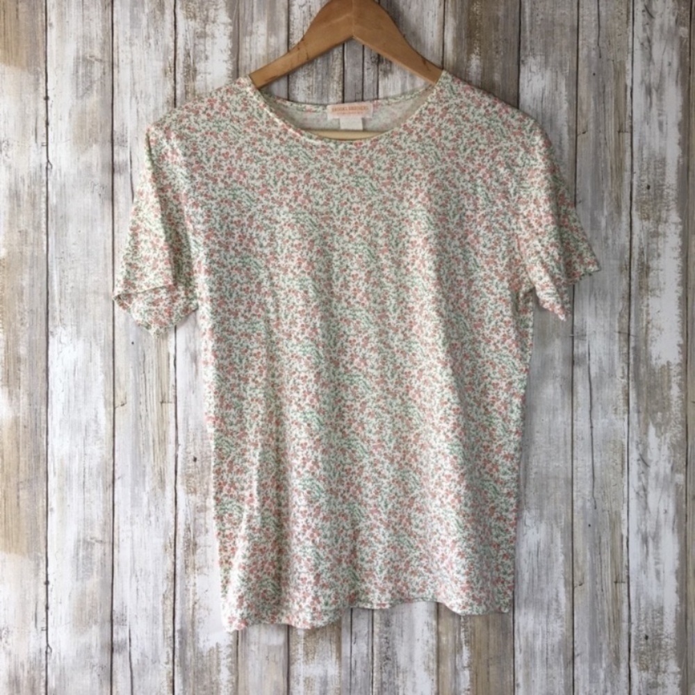 Brooks Brothers Vintage Floral Tee